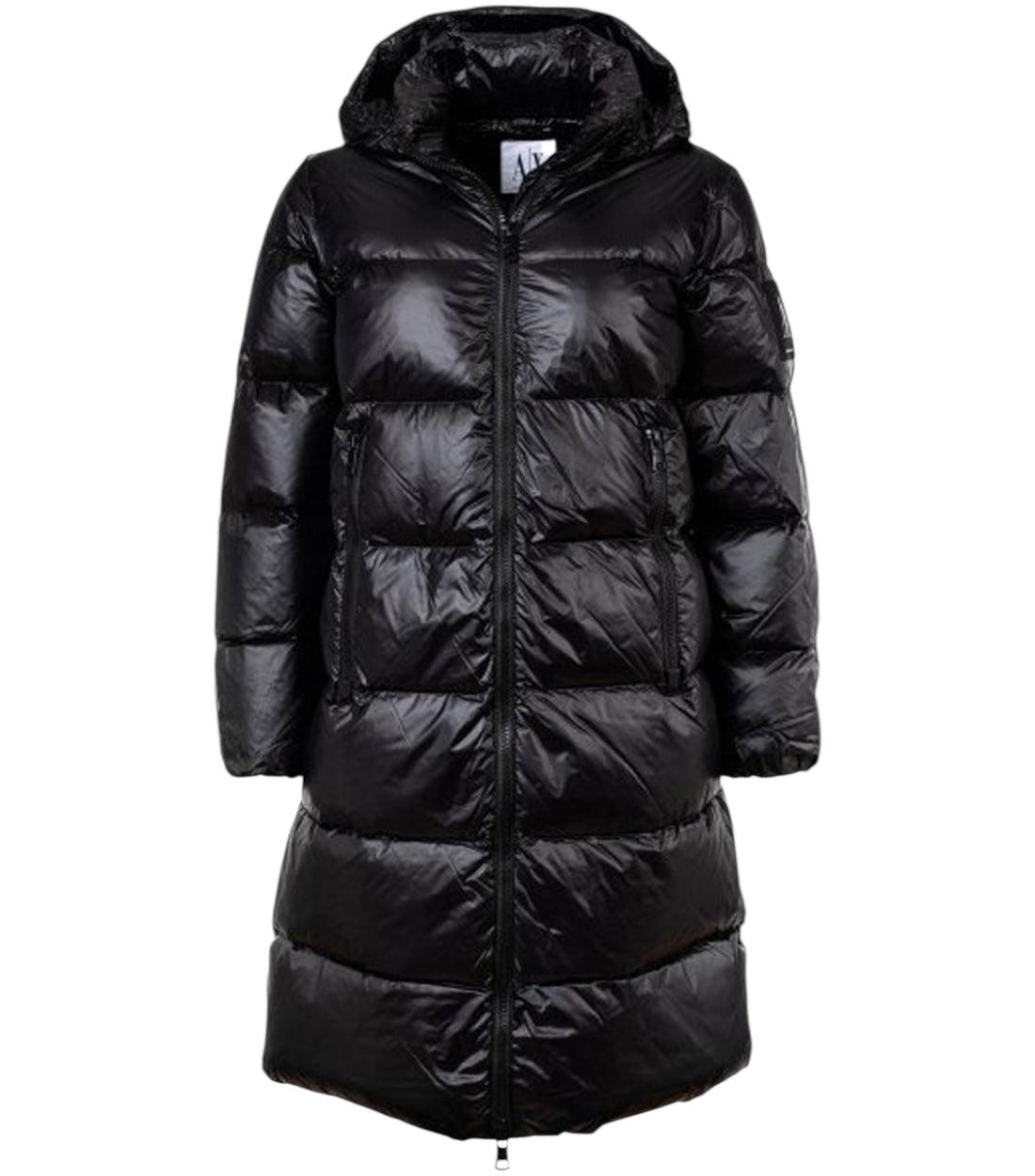 Armani Exchange Zwart Lange Jas
