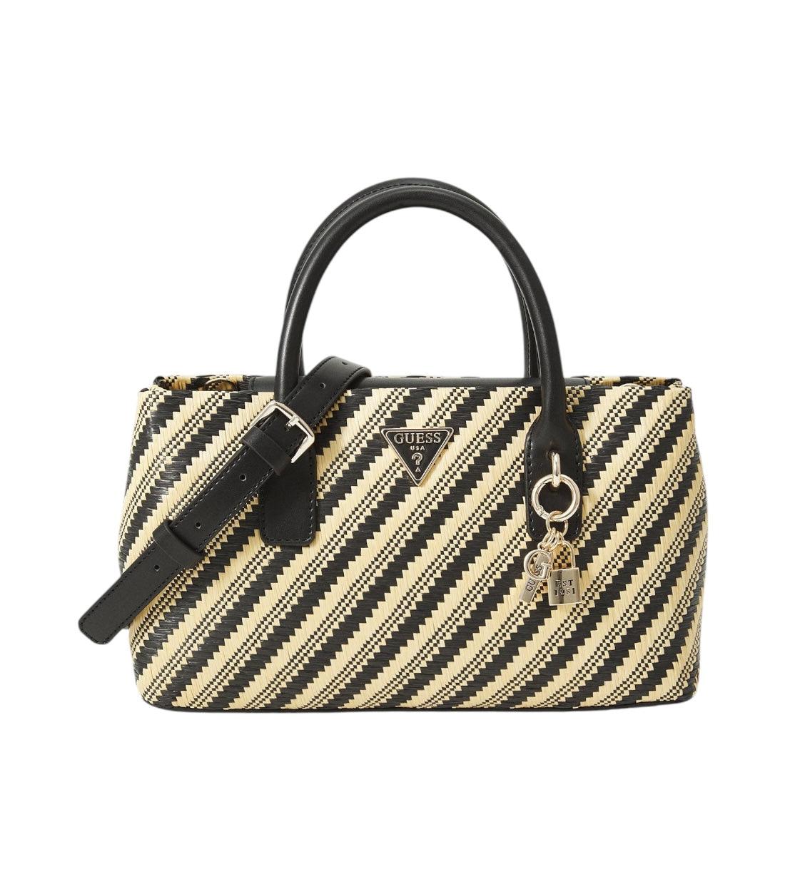 Guess Zwart Simona Small Satchel Tas