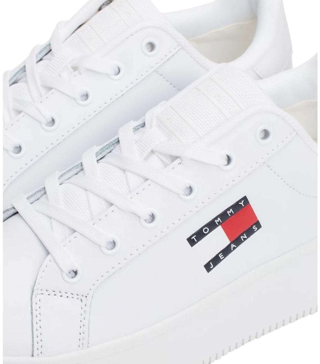 Tommy Hilfiger Jeans Tjw Flatform Ess Wit