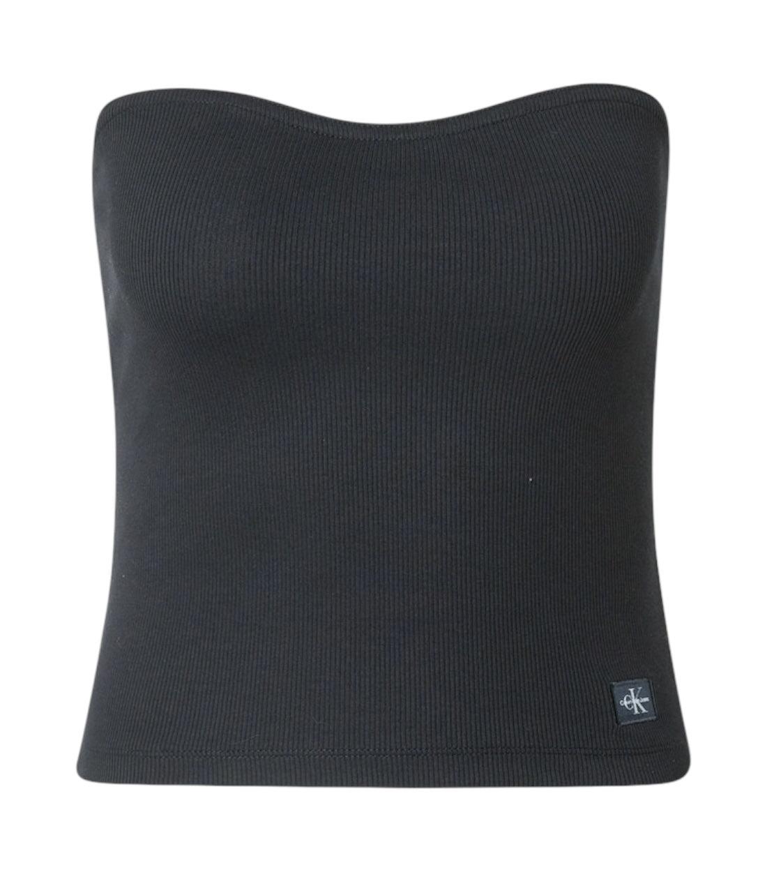 Calvin Klein Jeans Zwart Bandeau Top