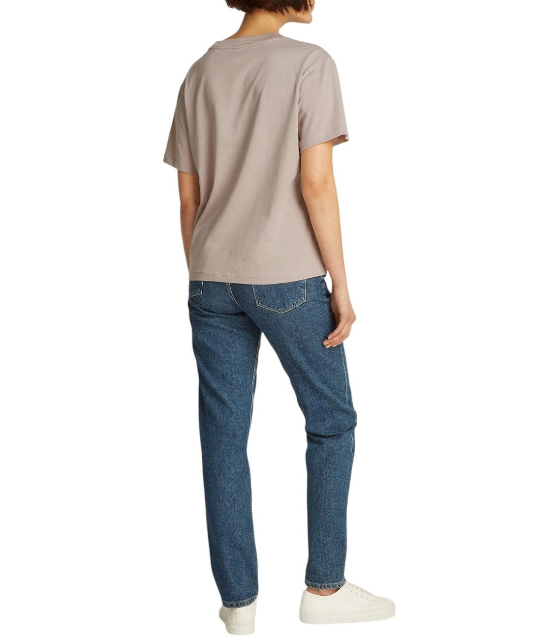 Calvin Klein Jeans Beige T-shirt Met Logo
