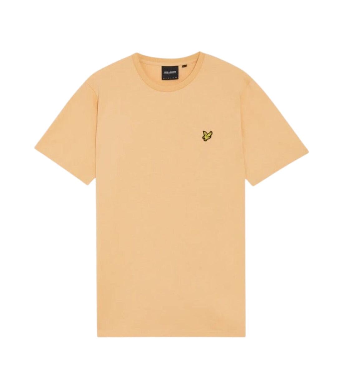 Lyle & Scott Oranje T-shirt Met Logo