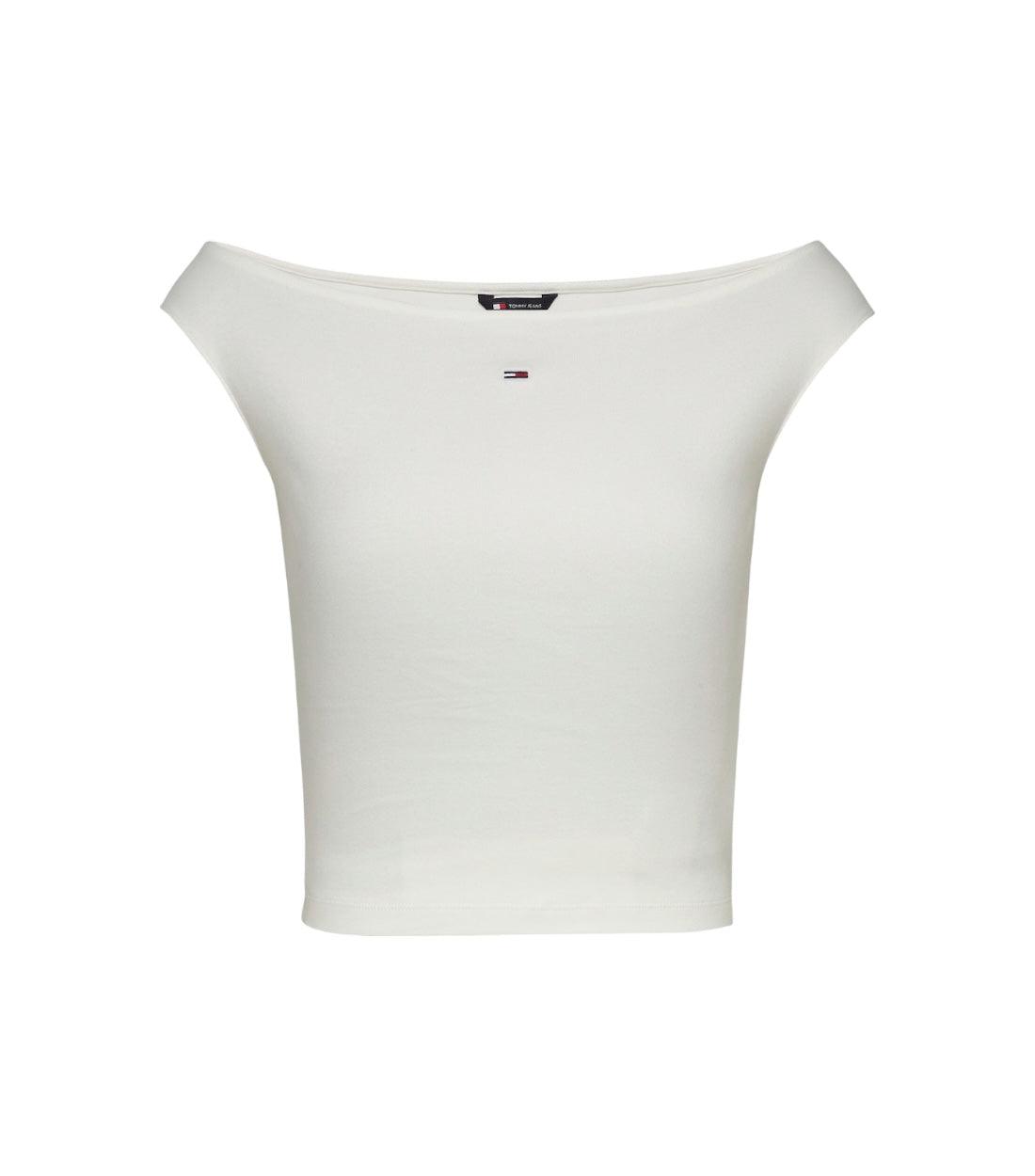 Tommy Hilfiger Jeans Witte Schouder Tank Top