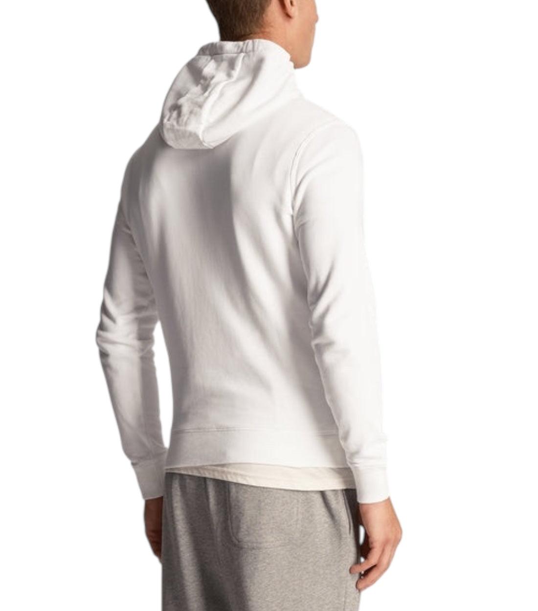 Lyle & Scott Wit Sweatshirt Met Capuchon En Logo