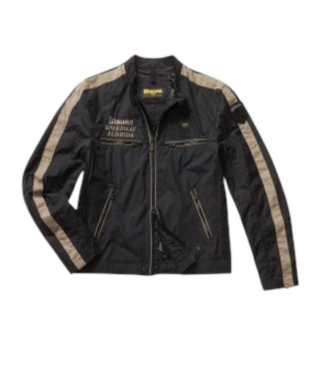Blauer Zwart Biker Florida Jacob Jas
