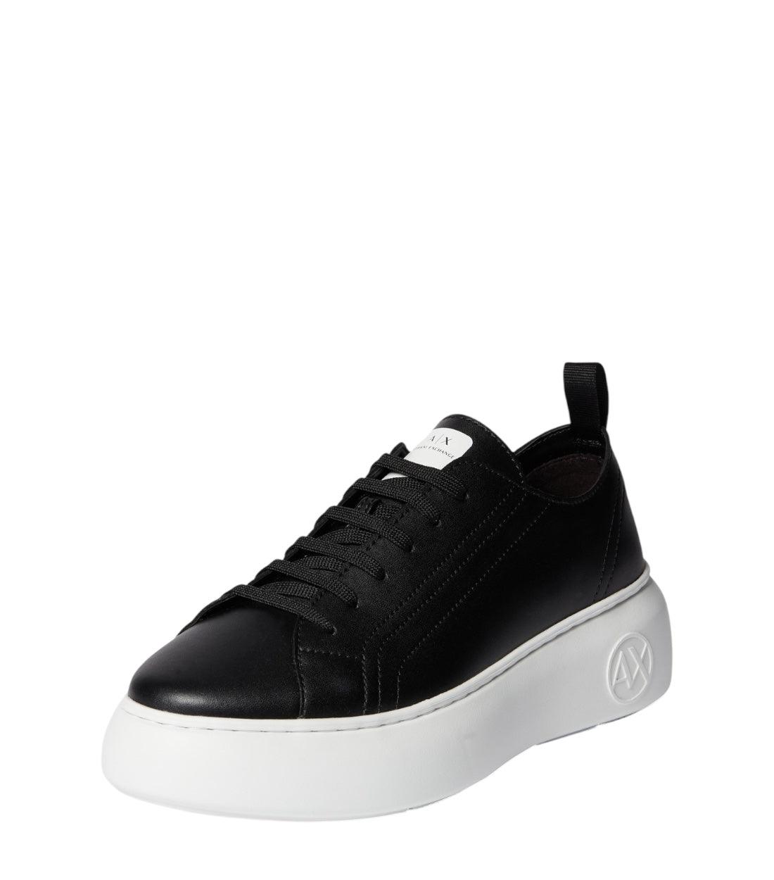 Armani Exchange Zwart Plateau-sneakers