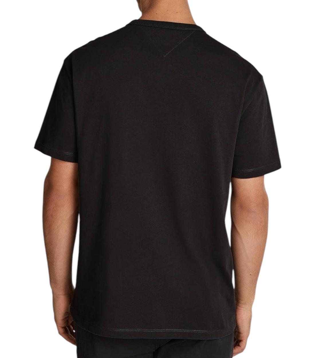 Tommy Hilfiger Jeans Zwarte Basic Logo T-shirt