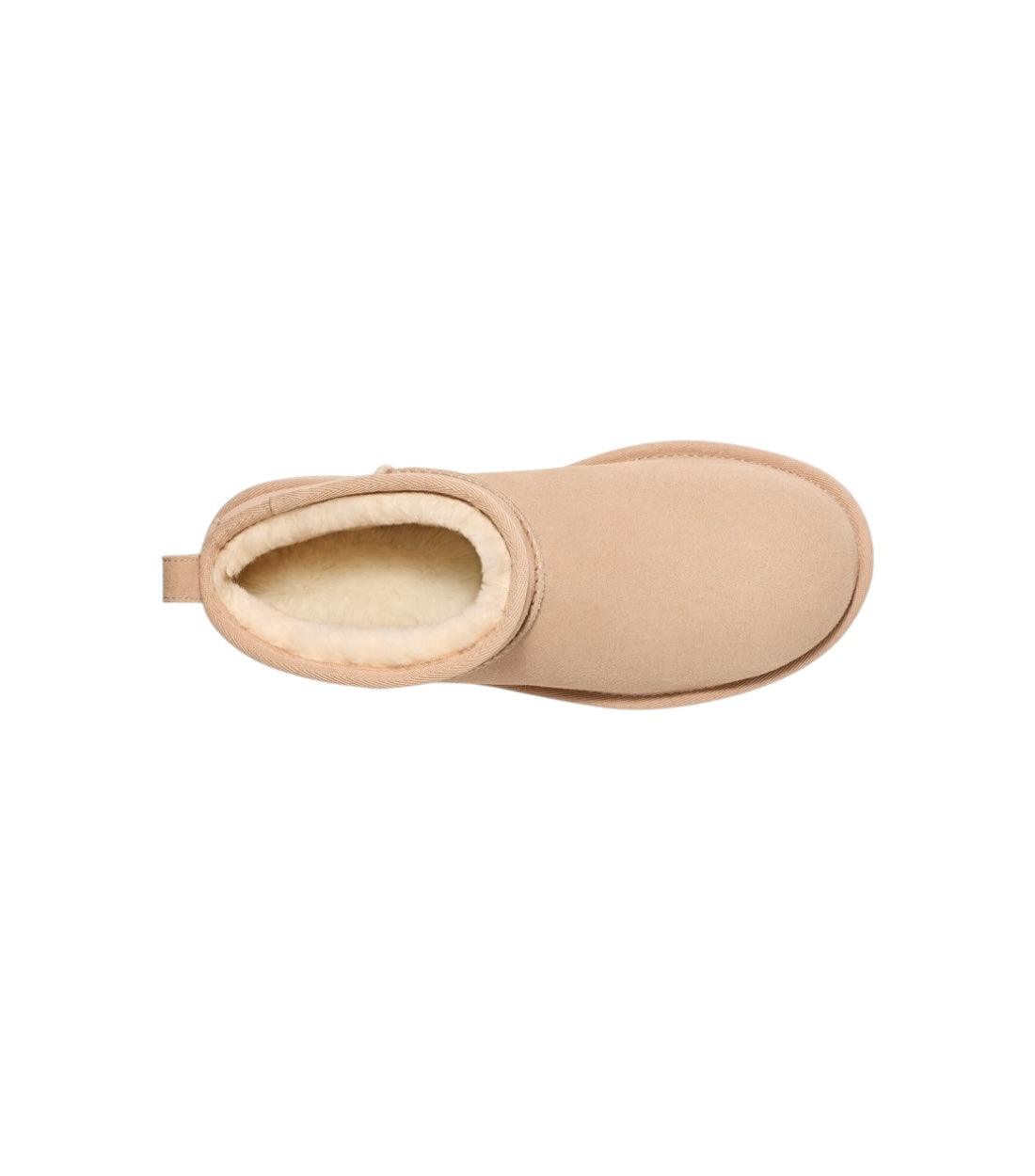 Ugg Beige Classic Platform Laars