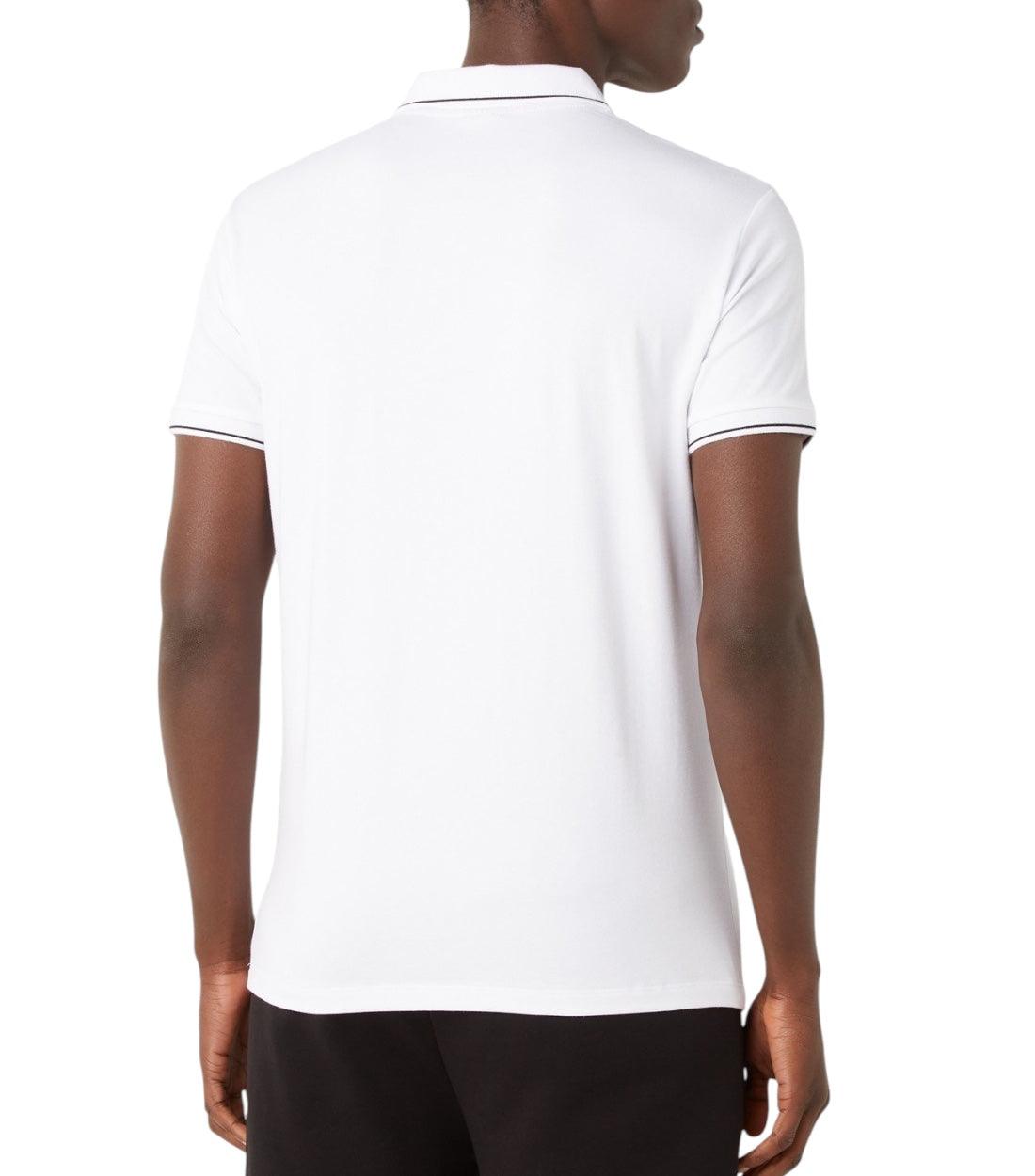 Armani Exchange Wit Polo Top Met Logo