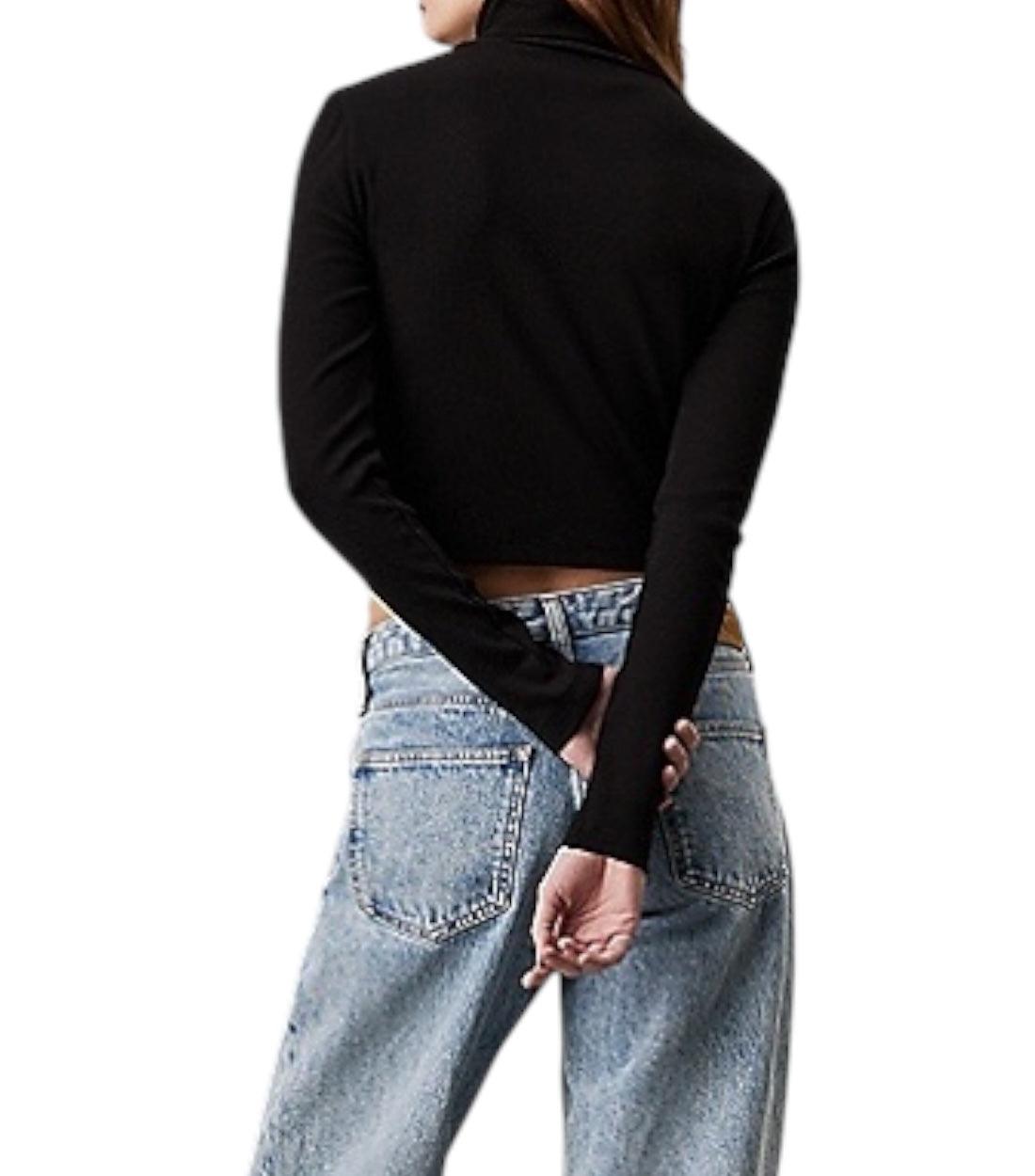 Calvin Klein Jeans Longsleeve Crop Trui