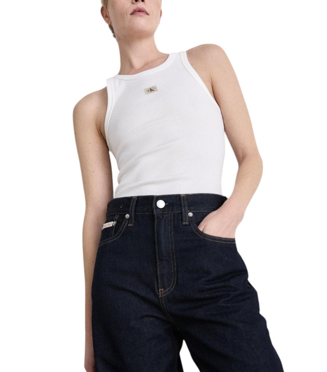 Calvin Klein Jeans Wit Label Tank Top
