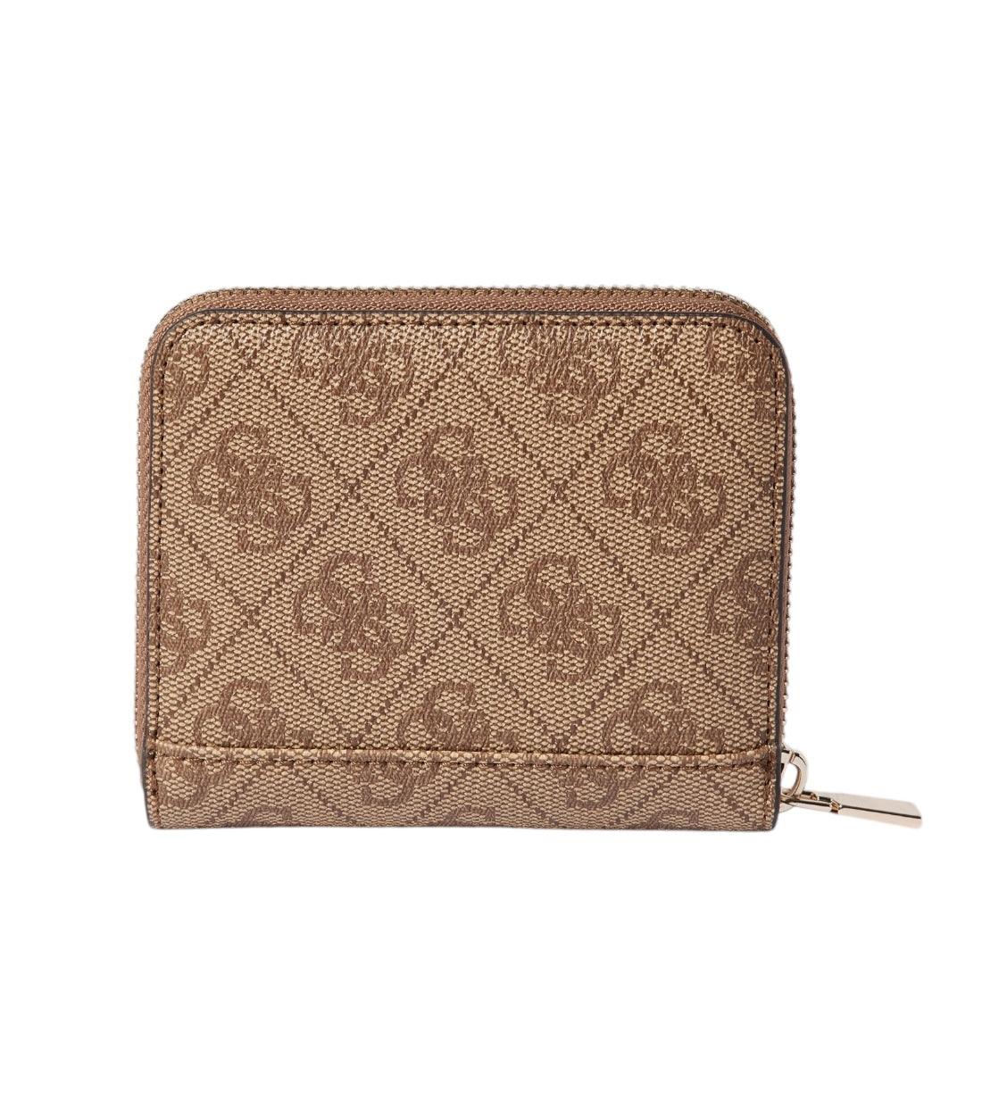Guess Beige Portemonnee Met Logo Print