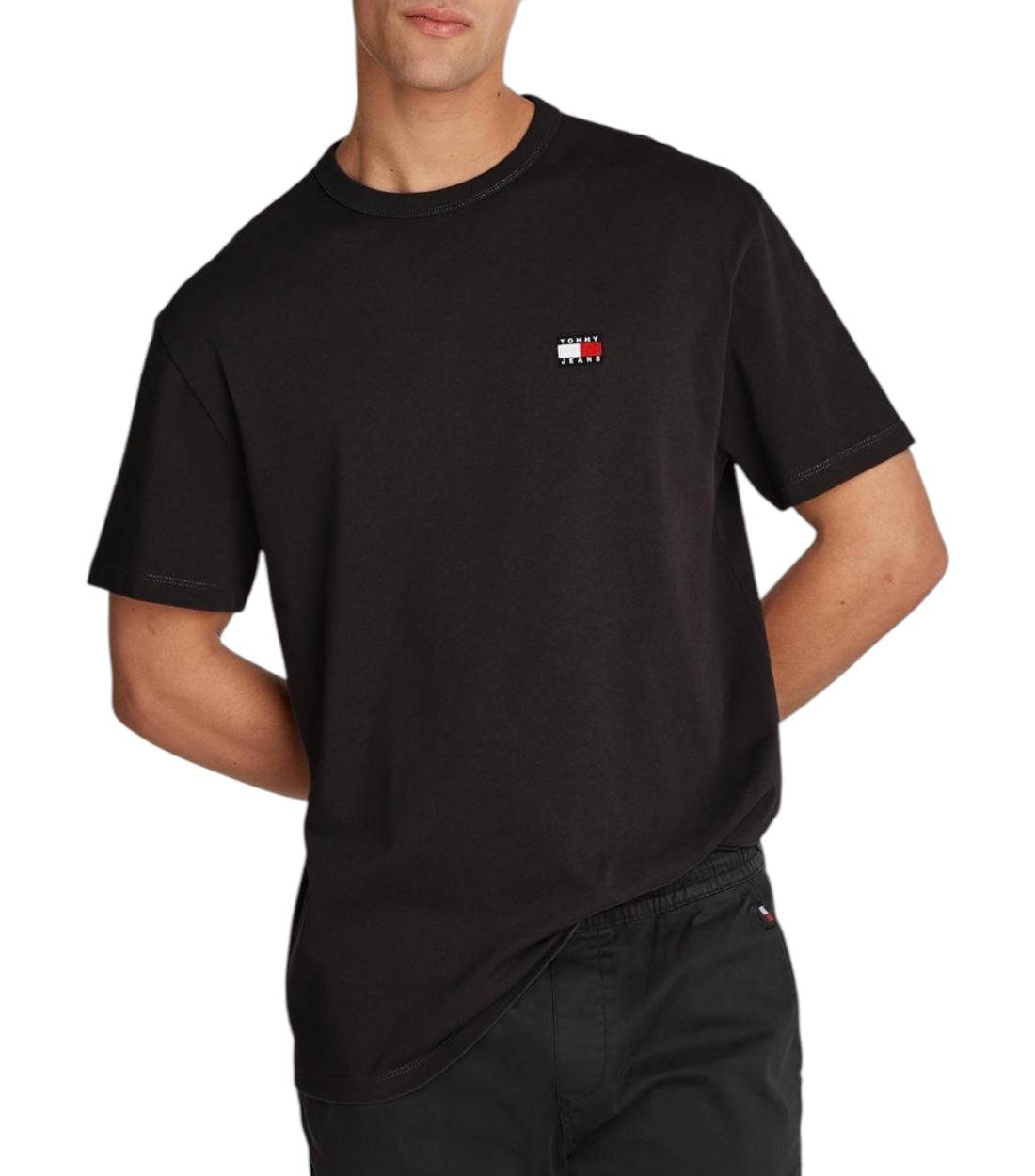Tommy Hilfiger Jeans Zwarte Basic Logo T-shirt