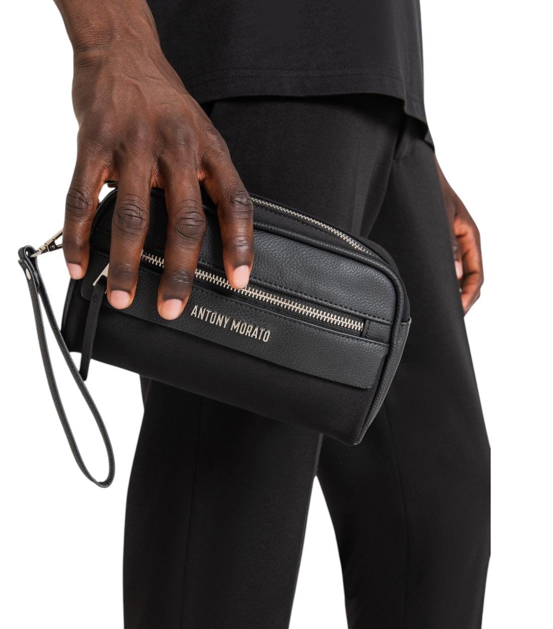 Antony Morato Zwart Pouch Toilettas