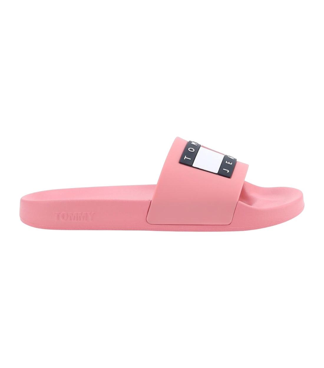 Tommy Hilfiger Jeans Roze Dames Slippers