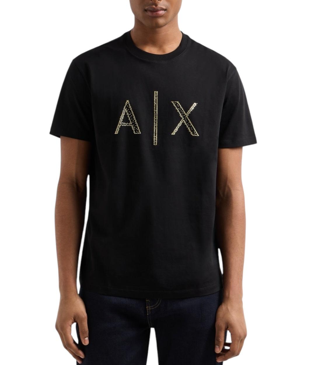 Armani Exchange Zwart T-shirt Met Logo