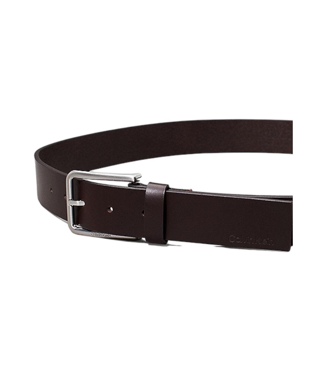 Calvin Klein Bruin Leren Riem
