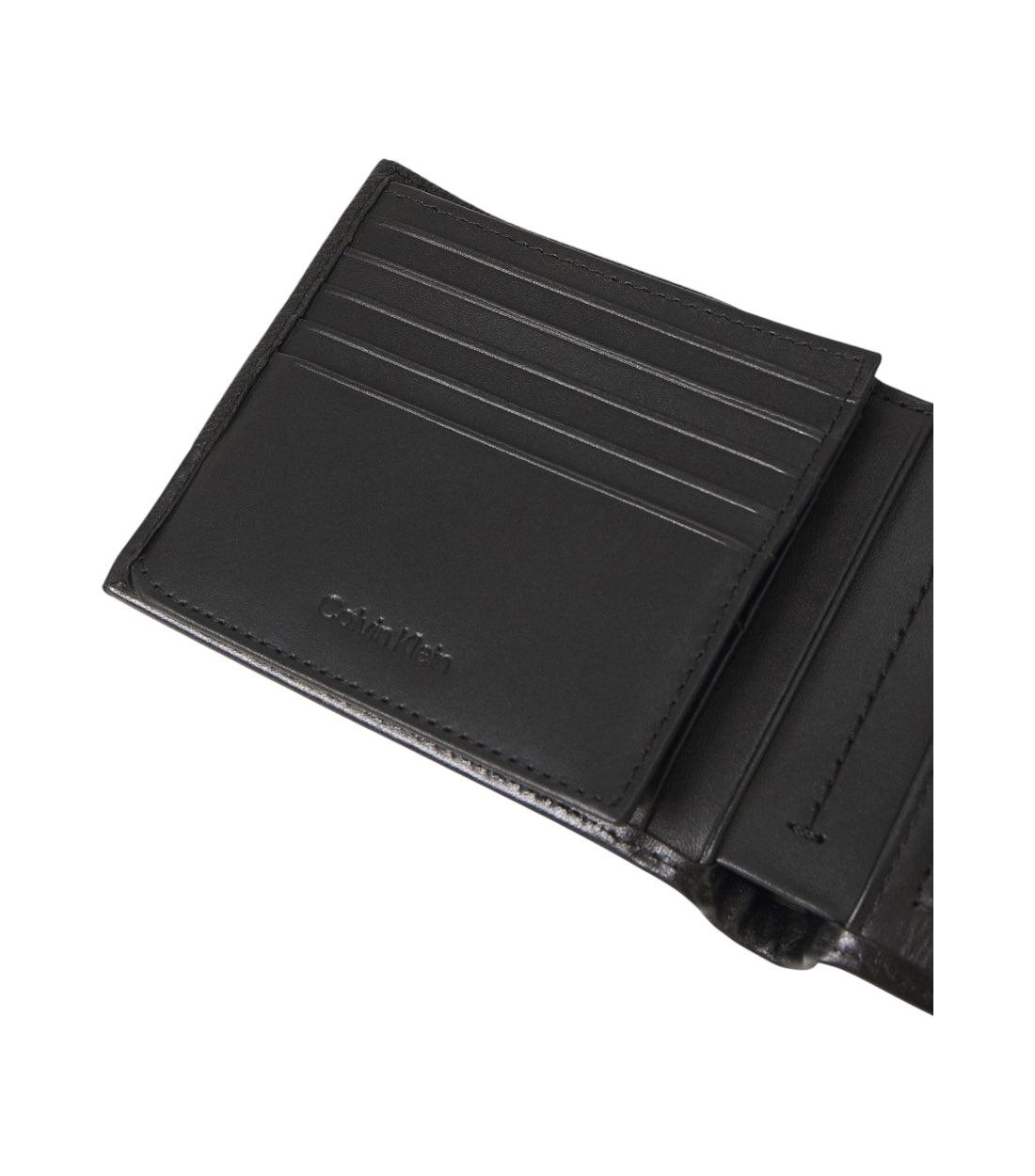 Calvin Klein Zwart Must Trifold Coin Portemonnee