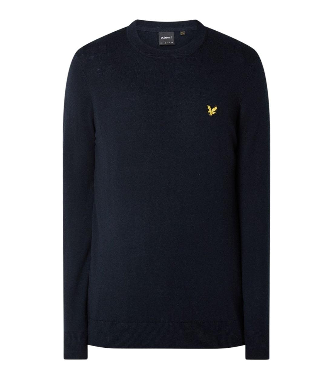 Lyle & Scott Donkerblauwe Crew Neck