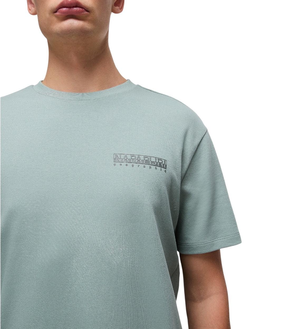 Napapijri Groen Vanni T-Shirt Voor Heren Katoen T-Shirt
