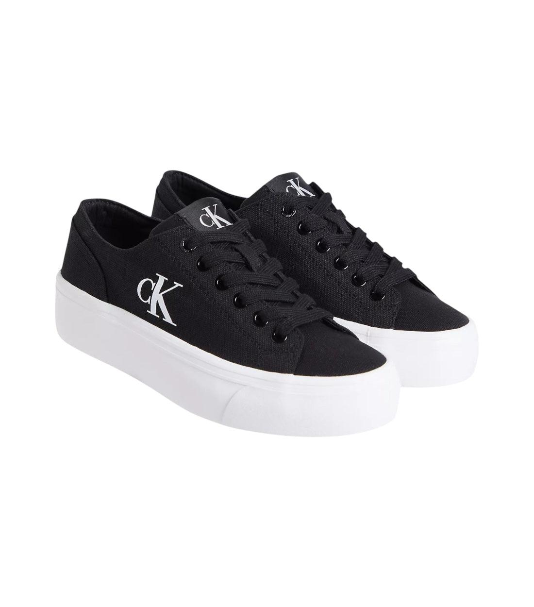 Calvin Klein Jeans Zwart Vulc Platform Laag Sneakers