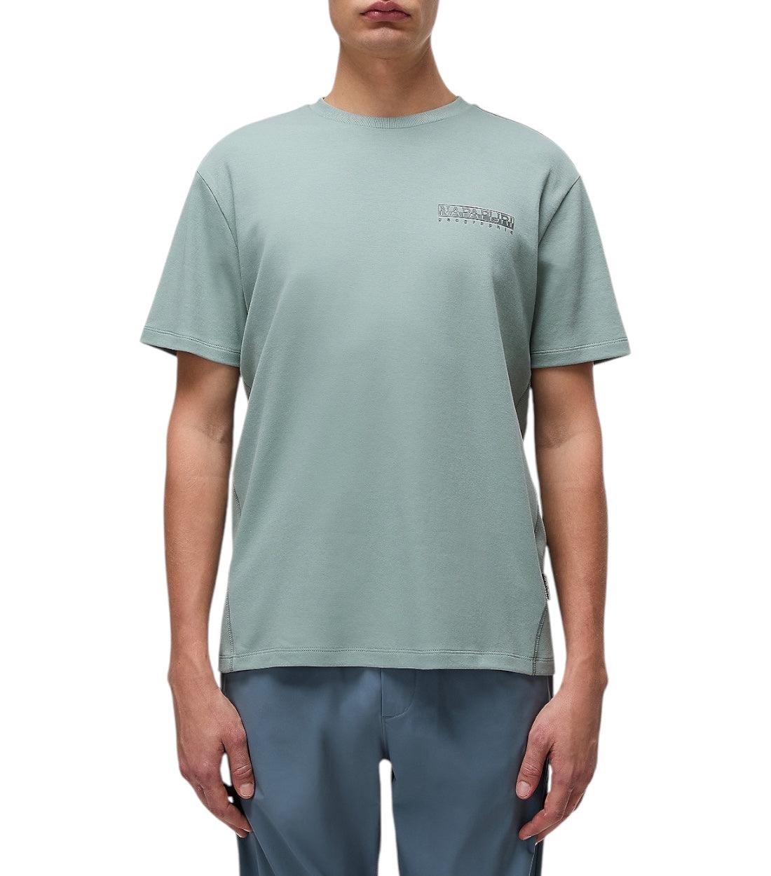 Napapijri Groen Vanni T-Shirt Voor Heren Katoen T-Shirt
