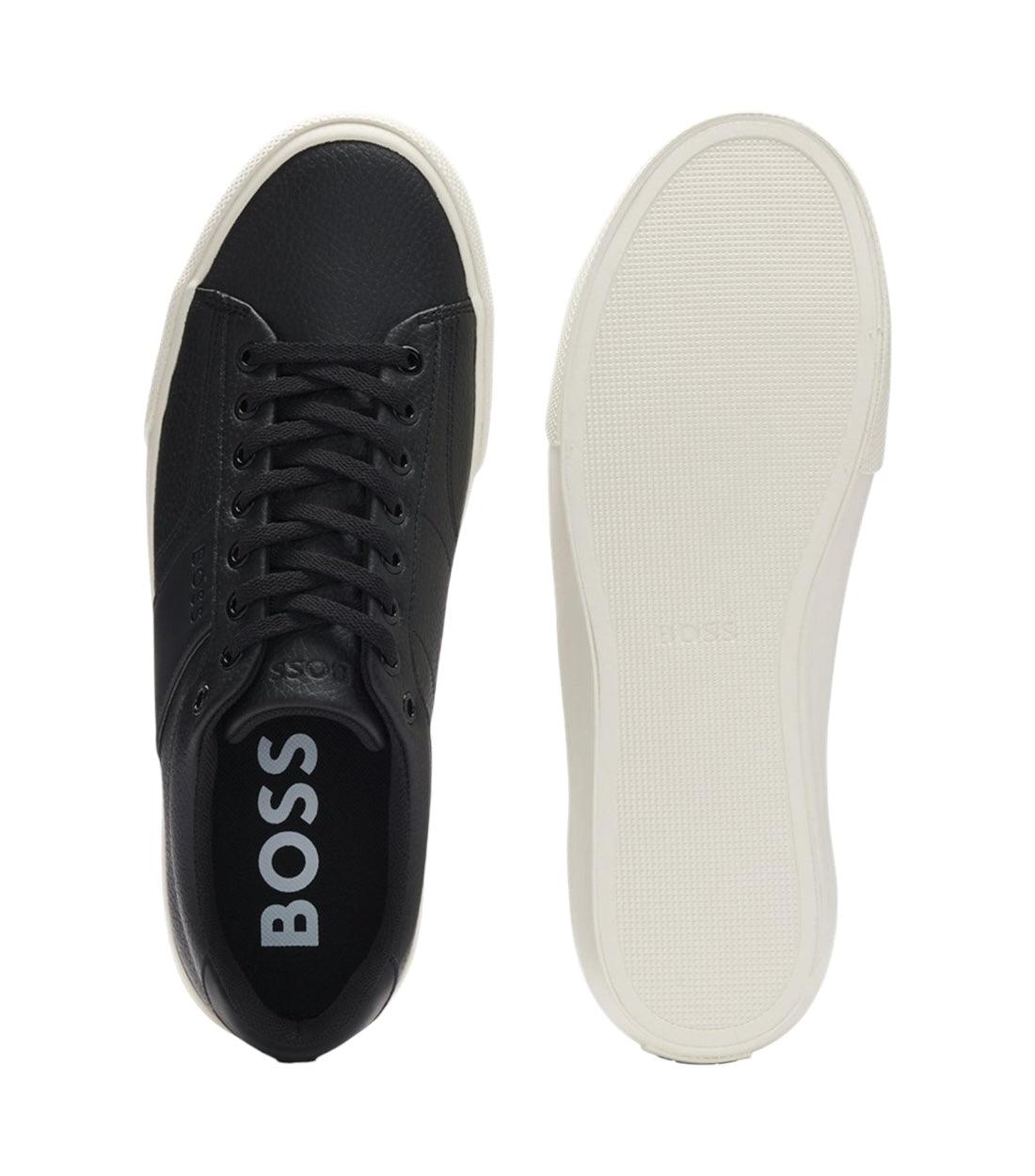 Boss Zwart Sneakers Laag Met Logo