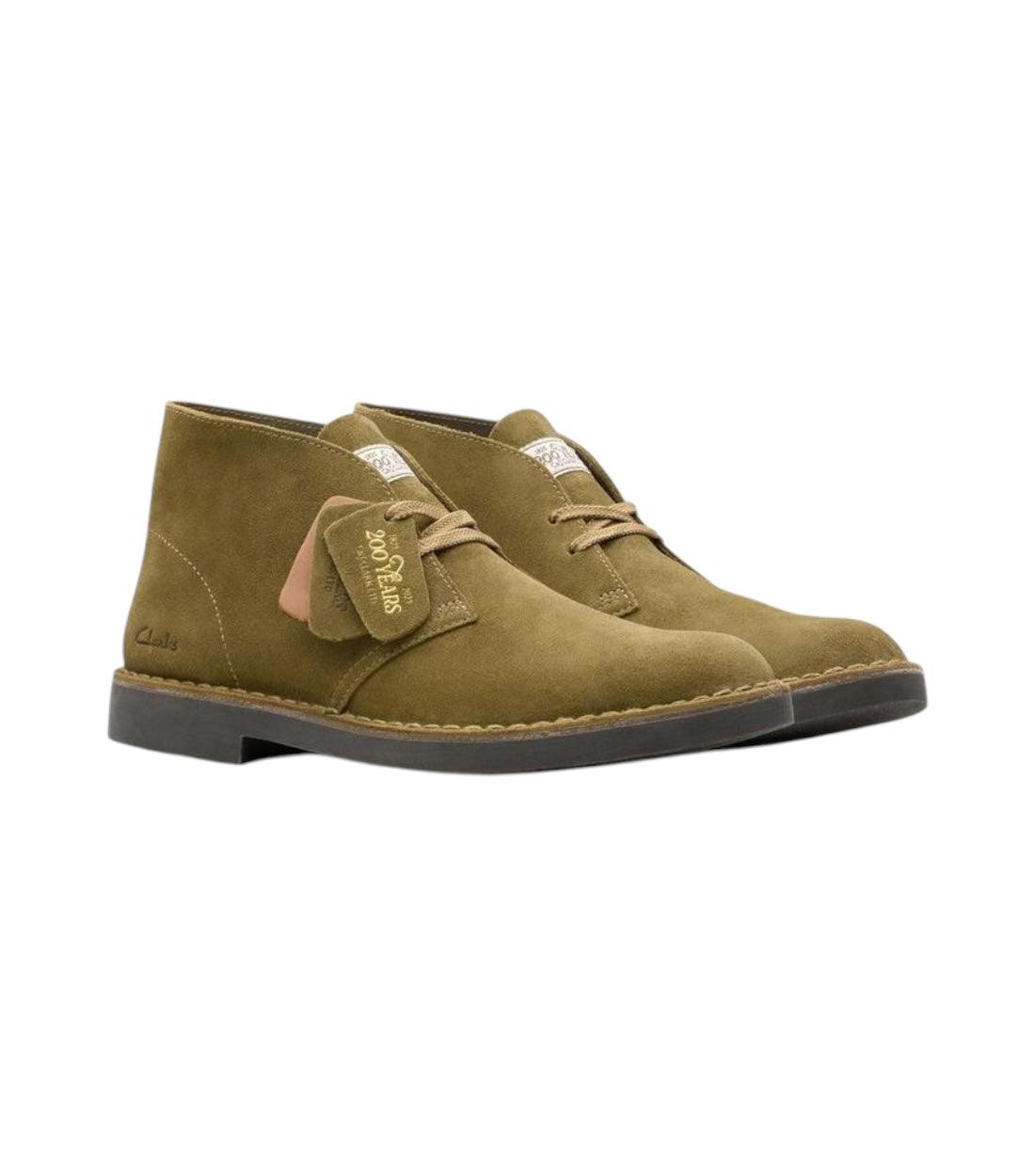 Clarks Herren Groen Suède Boots