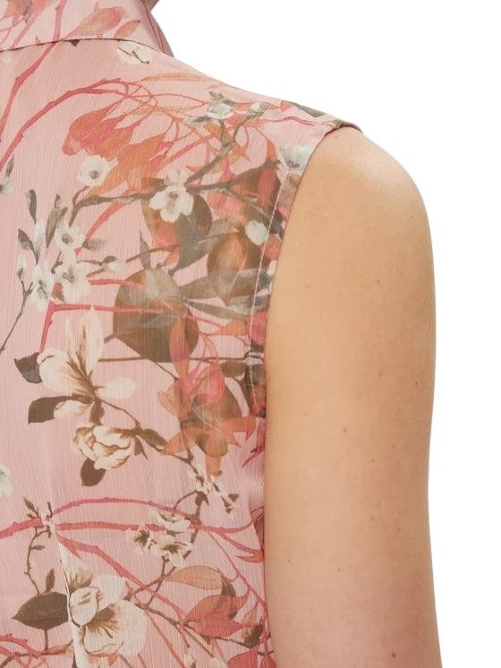 Guess Mouwloze Bloemen Top