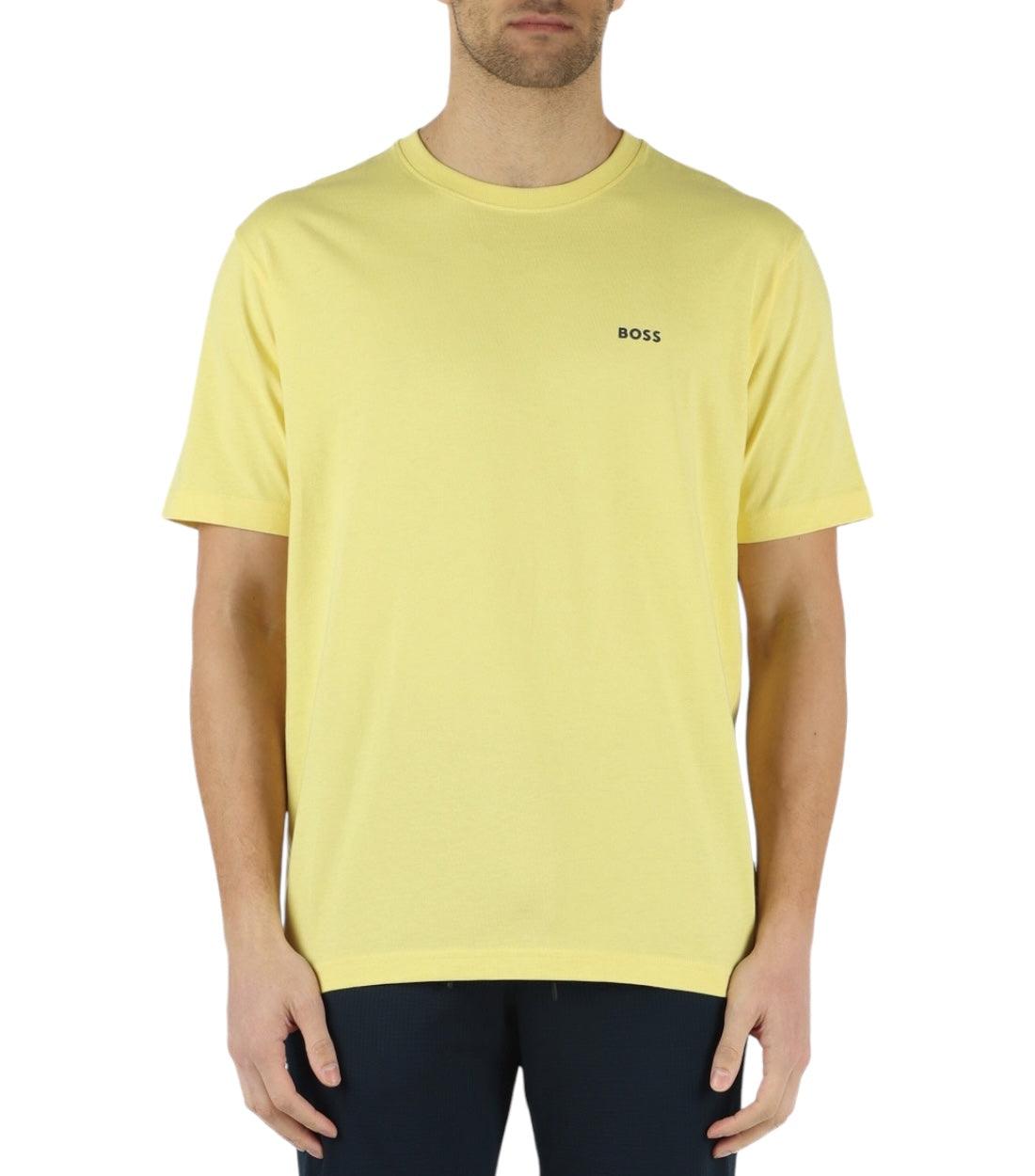 Boss Geel T-shirt Met Back Print