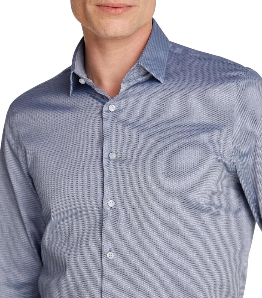 Calvin Klein Donker Denim Overhemd
