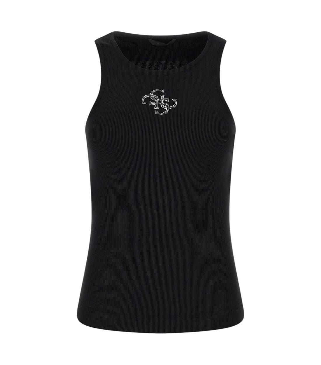 Guess Zwart Top Met Logo