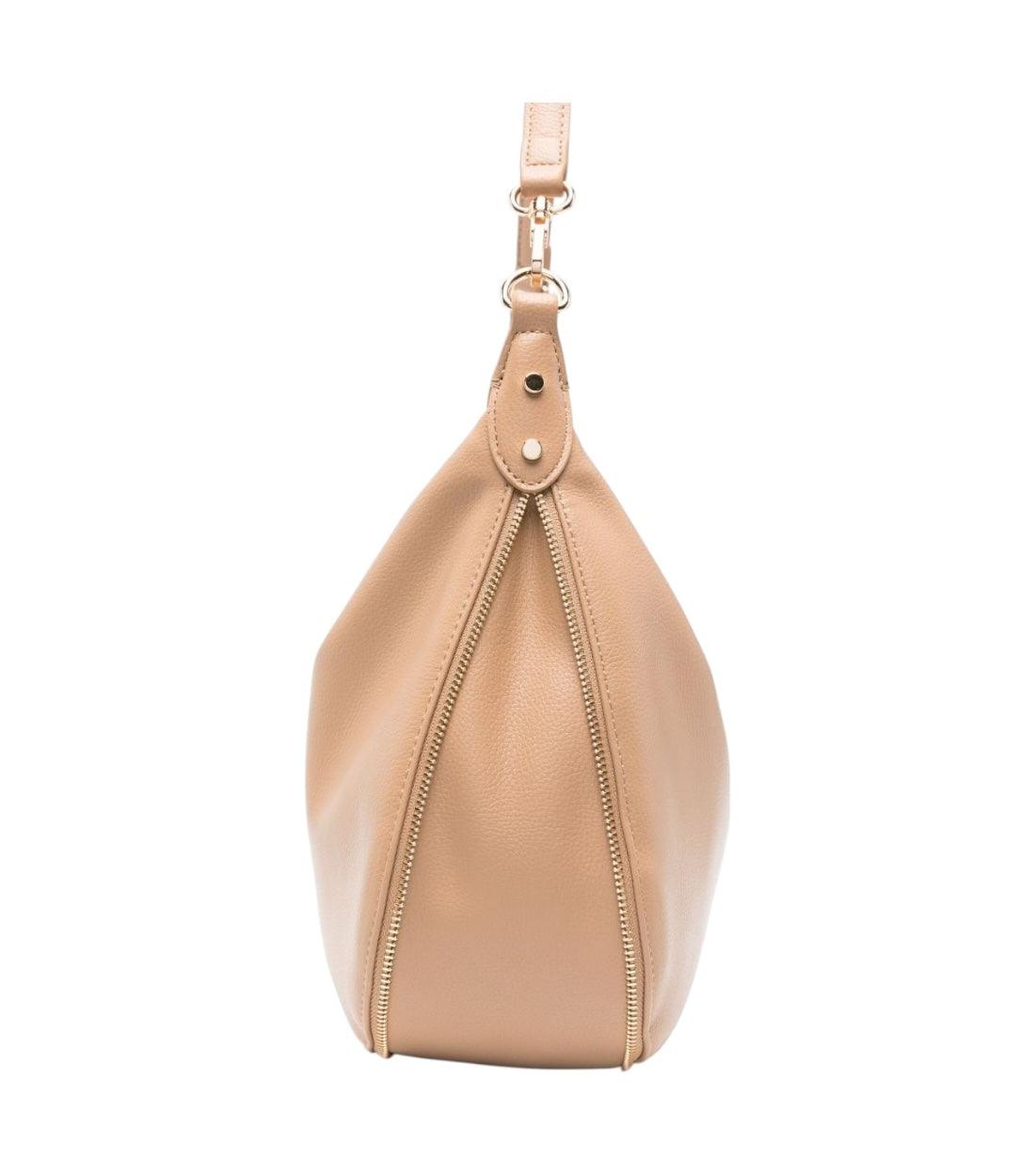 Liu Jo Beige Handtas Met Logo