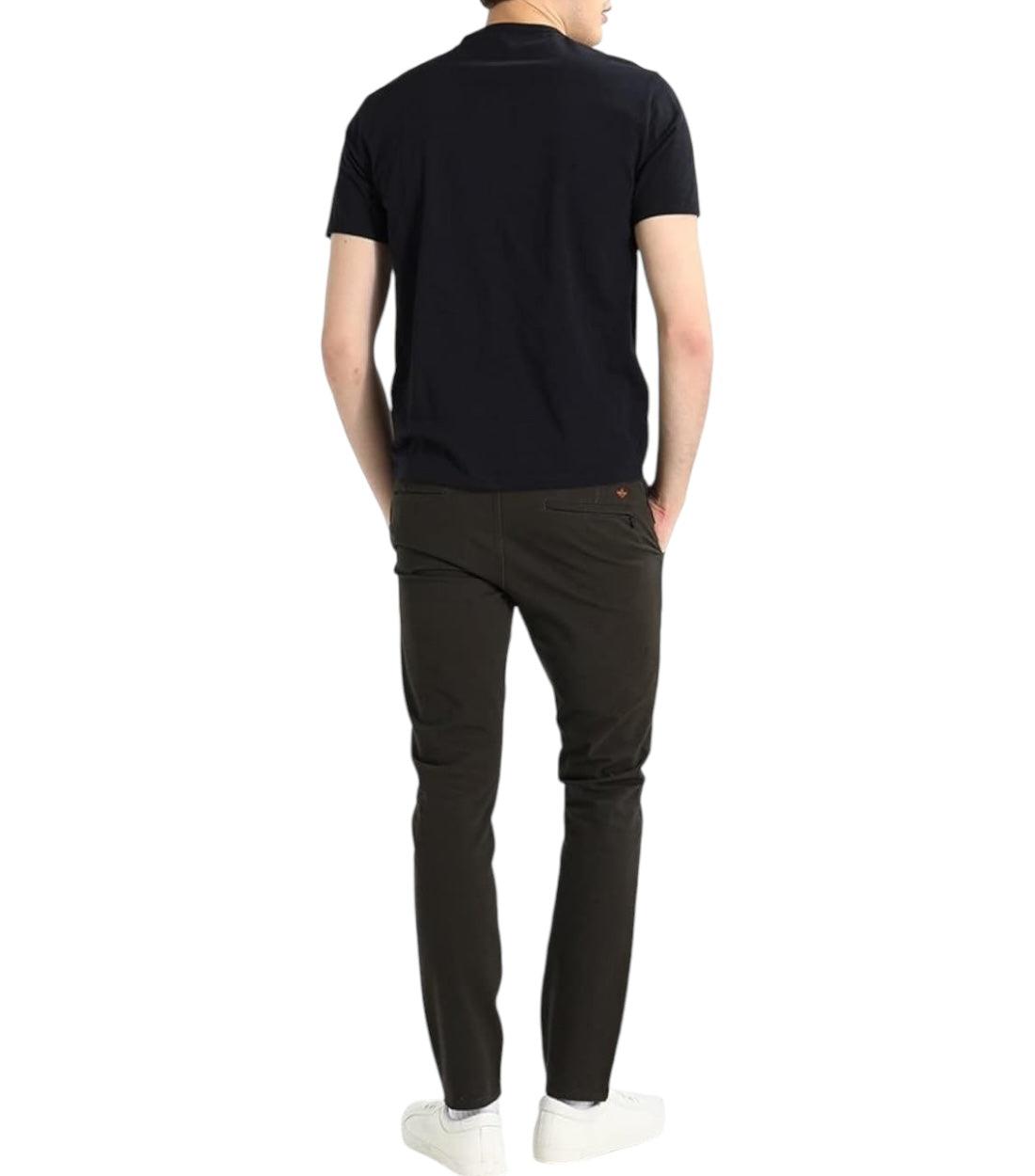 Armani Exchange Zwart Slim Fit T-shirt Met Logo