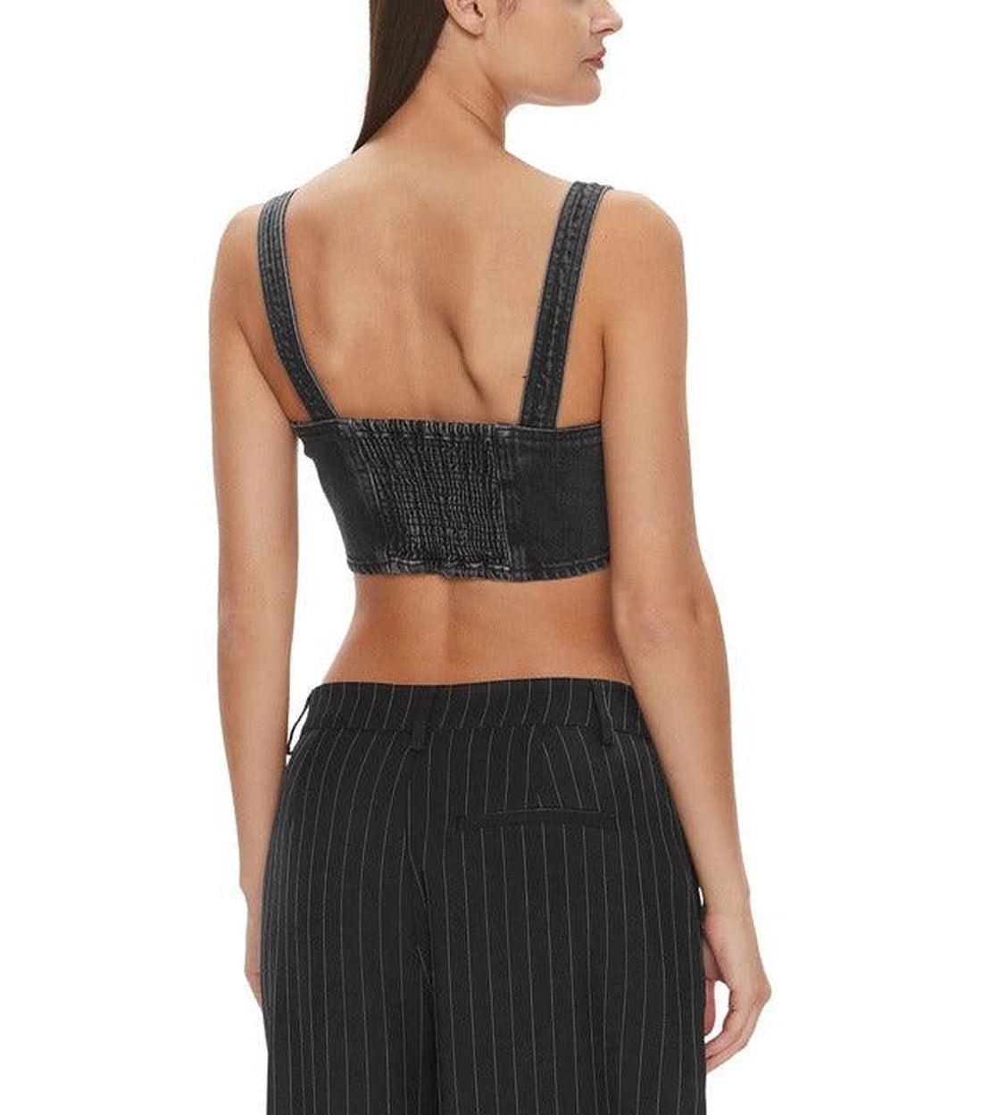 Tommy Hilfiger Jeans Zwart Bustier Top Dames