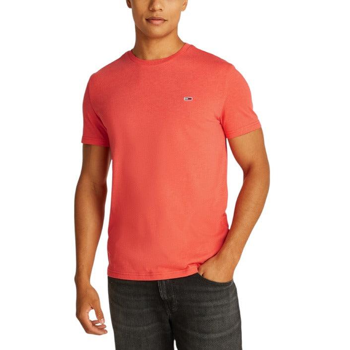 Tommy Hilfiger Jeans Oranje Basic Logo T-shirt