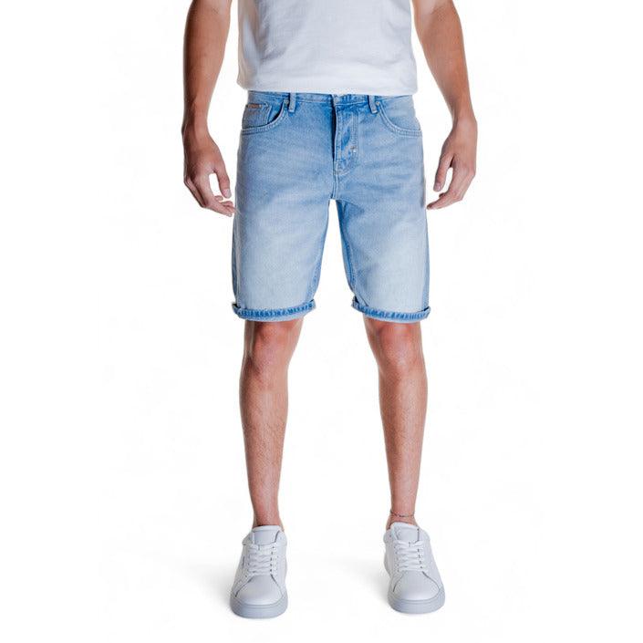 Antony Morato Blauw Denim Short