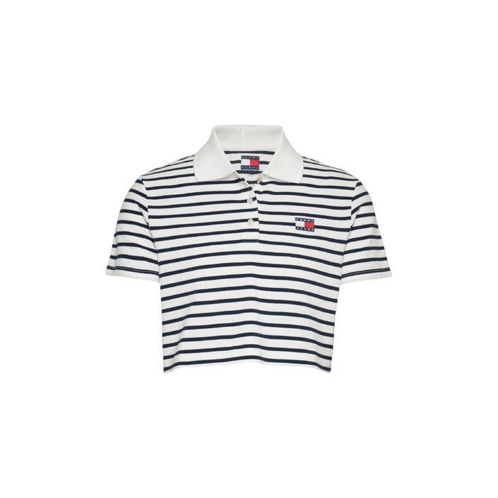 Tommy Hilfiger Jeans Gestreepte Polo Crop Top