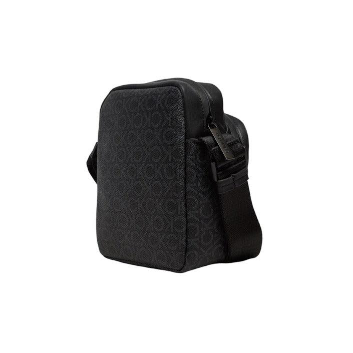 Calvin Klein Zwart Logo Print Reporter Tas