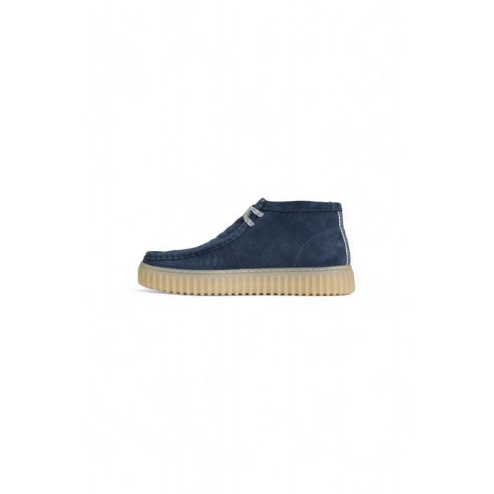 Clarks Blauw Torhill Veterschoenen