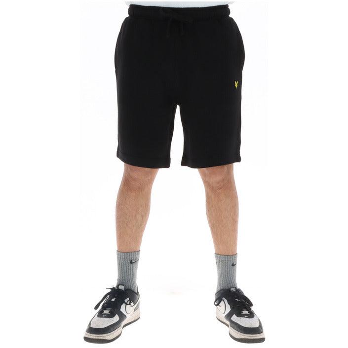 Lyle & Scott Zwart Short Met Logo