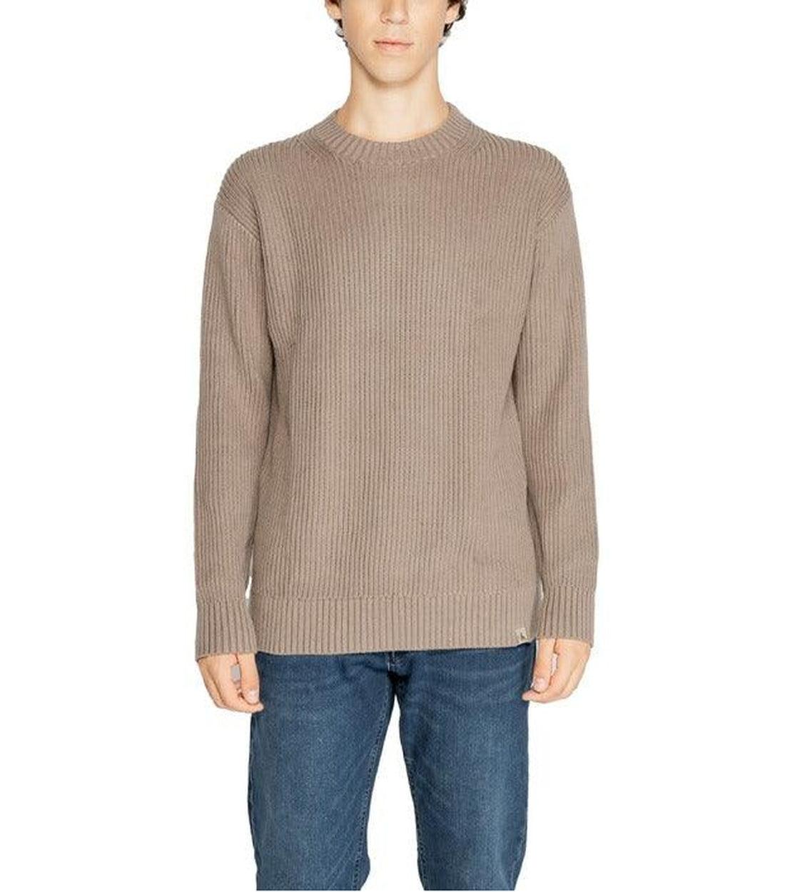 Calvin Klein Bruine Fijngebreide Trui
