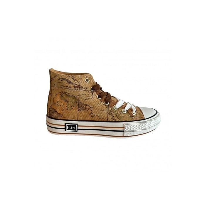Alviero Martini Prima Classe Bruin Hoge Sneakers