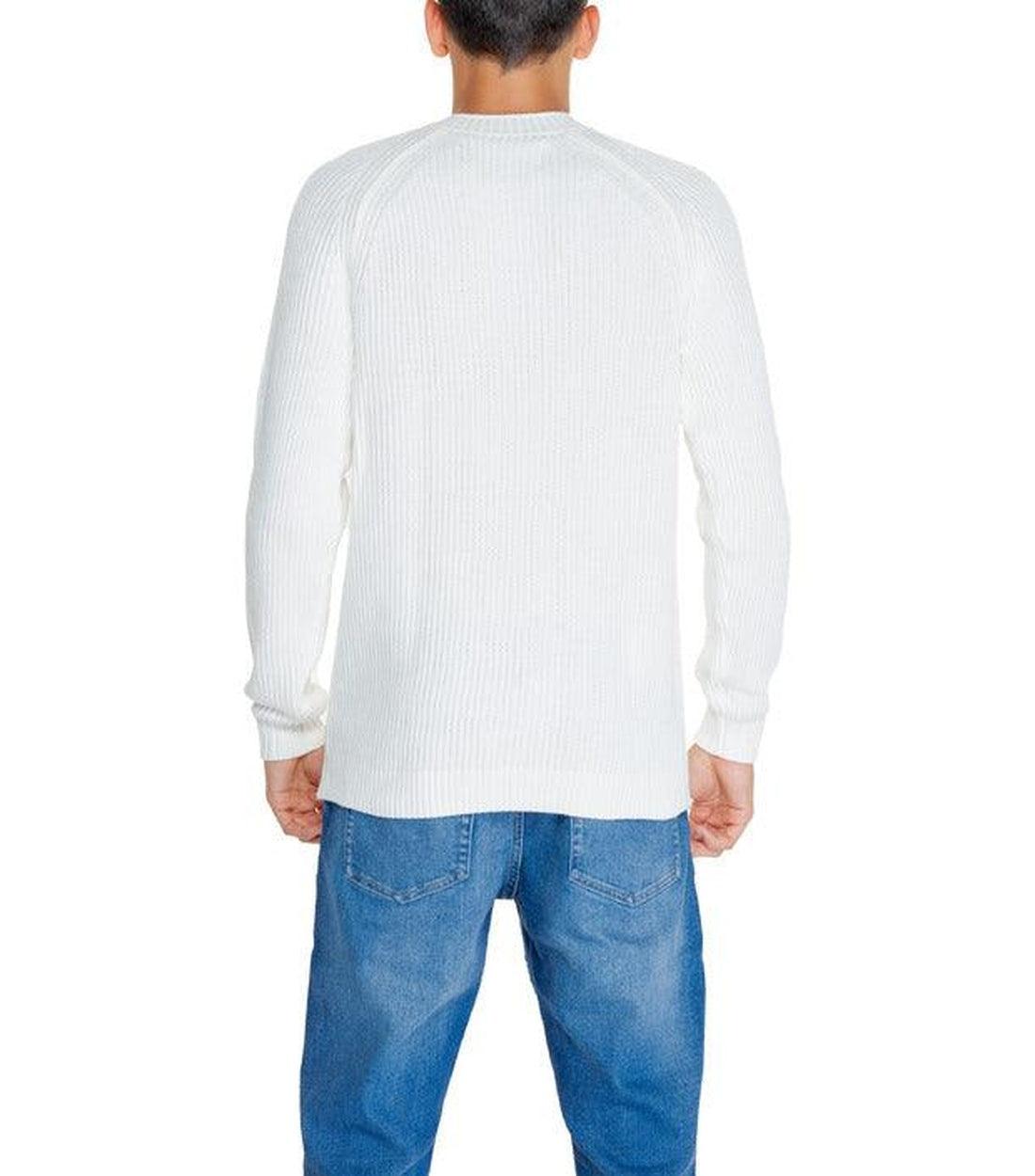 Calvin Klein Jeans Wit Blanc Trui