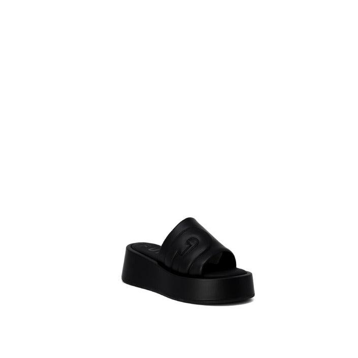 Furla Zwart Hoge Zool Slippers