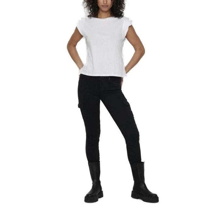 Only Zwart Slim Fit Cargobroek