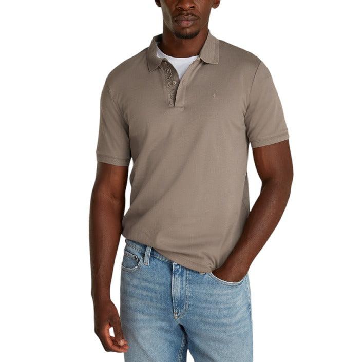 Calvin Klein Bruin Katoen Polo