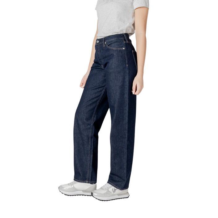 Calvin Klein Jeans Donkerblauw Denim Broek