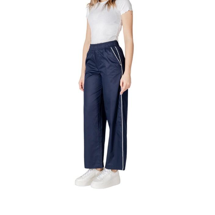 Only Donkerblauw Wide Leg Broek