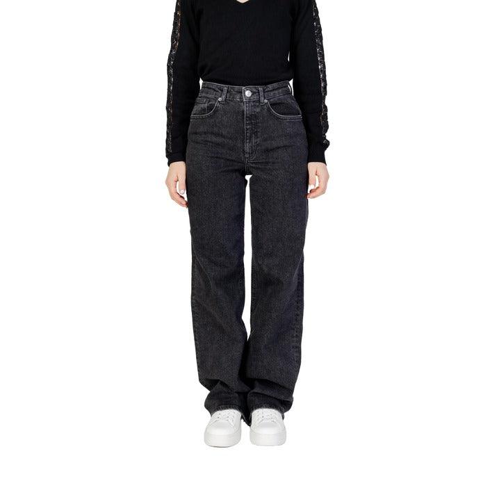 Only Grijs High Waist Wide Broek